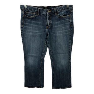 J. Crew Womens Blue Denim Stretch Bootcut Jeans Size 33S Casual Everyday